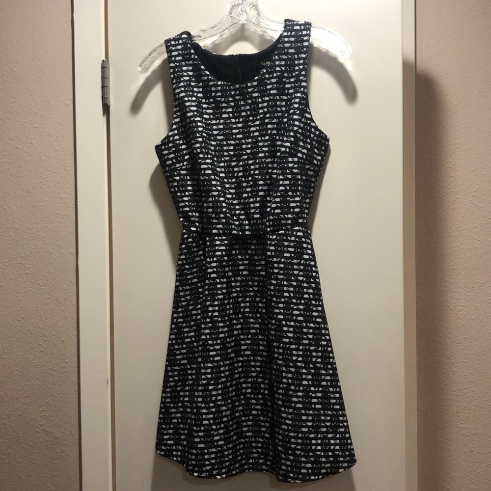 Black lace cocktail dress